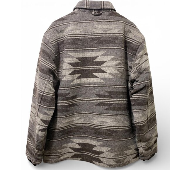 NWT Jachs New York Mens Aztec Sherpa-Lined Snap Button Jacket XL - Picture 4 of 16